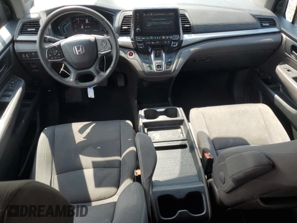 2020 Honda Odyssey EX with VIN 5FNRL6H5XLB030260, listed as a Copart auction lot 63416575 with 71,238 mi miles and Salvage title. Bid and sale history available at DreamBid. Image 8.