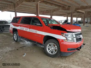 2020 Chevrolet Suburban Commercial with VIN 1GNSKKEC4LR254559, listed as a Copart auction lot 47543905 with 51,587 mi miles and Salvage Title. Bid and sale history available at carsss.com. Image 4.