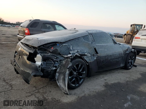 2015 Nissan 370Z Sport with VIN JN1AZ4EH6FM440115, listed as a Copart auction lot 42499435 with 0 mi miles and Salvage Title. Bid and sale history available at carsss.com. Image 3.