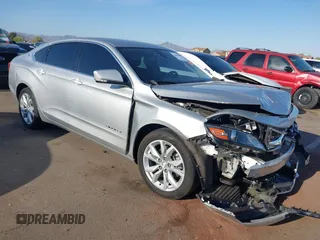 2017 Chevrolet Impala LT with VIN 2G1105S35H9158921, listed as a IAAI auction lot 41974553 with 138,955 mi miles and . Bid and sale history available at DreamBid. Image 1.