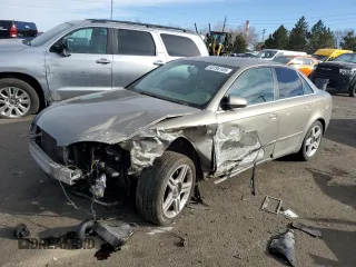 2007 Audi A4 2.0T with VIN WAUAF78E57A222692, listed as a Copart auction lot 43794185 with 159,563 mi miles and Salvage Title. Bid and sale history available at carsss.com. Image 1.