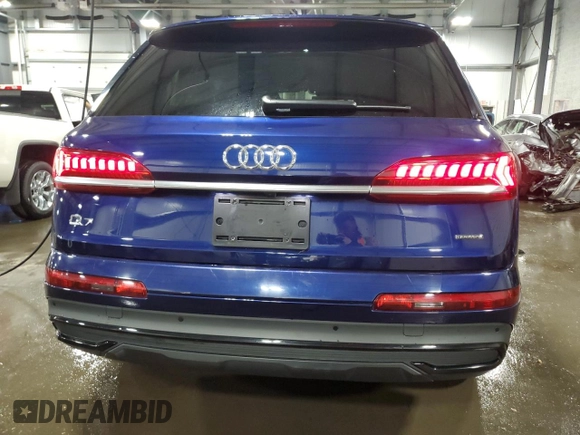 2021 Audi Q7 Premium Plus z VIN WA1LXAF79MD014507, wystawiony jako Copart lot #59815775 z przebiegiem 55 164 mil mil oraz Szkoda całkowita • Salvage title. Historia ofert i sprzedaży dostępna na DreamBid. Obrazek 6.