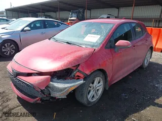 2022 Toyota Corolla Hatchback SE with VIN JTND4MBE0N3183391, listed as a IAAI auction lot 41905037 with 27,291 mi miles. Bid and sale history available at carsss.com. Image 2.