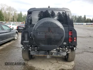 2020 Land Rover Defender HSE with VIN SALE9EEU6L2025605, listed as a Copart auction lot 50646375 with 37,846 mi miles and Salvage title. Bid and sale history available at DreamBid. Image 6.