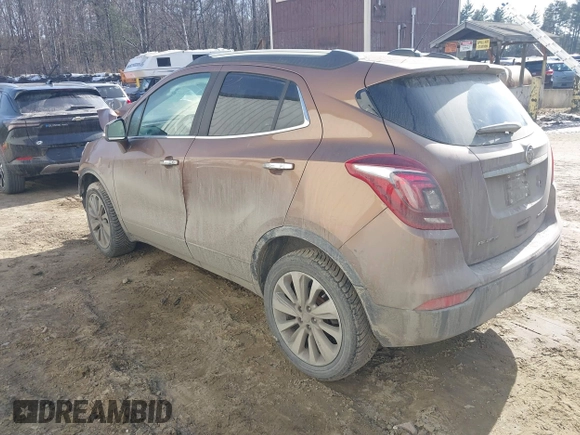 2017 Buick Encore Preferred with VIN KL4CJESB4HB124482, listed as a IAAI auction lot 41795609 with 91,139 mi miles. Bid and sale history available at carsss.com. Image 3.
