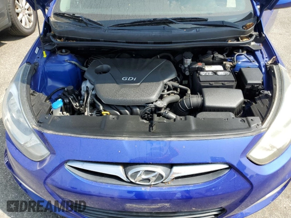 2012 Hyundai Accent SE with VIN KMHCU5AE9CU035072, listed as a Copart auction lot 54616835 with 107,682 mi miles and Clean Title. Bid and sale history available at carsss.com. Image 11.