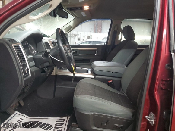 2018 Ram 1500 Big Horn with VIN 1C6RR7LM6JS288608, listed as a Copart auction lot 43527095 with 110,617 mi miles and Salvage Title. Bid and sale history available at carsss.com. Image 7.