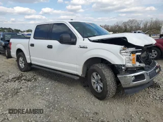 2018 Ford F-150 XL with VIN 1FTEW1CB8JFC30701, listed as a Copart auction lot 43772675 with 109,440 mi miles and Salvage Title. Bid and sale history available at carsss.com. Image 4.