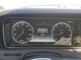 2015 Mercedes-Benz S-Class S 550 with VIN WDDUG8FBXFA118828, listed as a Copart auction lot 50624055 with 72,305 mi miles and Salvage Title. Bid and sale history available at carsss.com. Image 9.