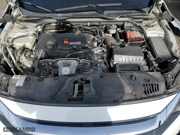 2017 Honda Civic Coupe LX-P with VIN 2HGFC4B0XHH311322, listed as a Copart auction lot 87868065 with 84,807 mi miles and Salvage Title. Bid and sale history available at carsss.com. Image 11.