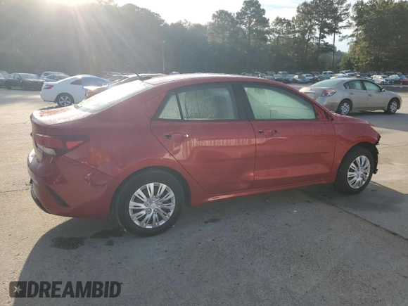 2022 Kia Rio S with VIN 3KPA24AD7NE439511, listed as a Copart auction lot 74495154 with 55,733 mi miles and Clean Title. Bid and sale history available at carsss.com. Image 3.