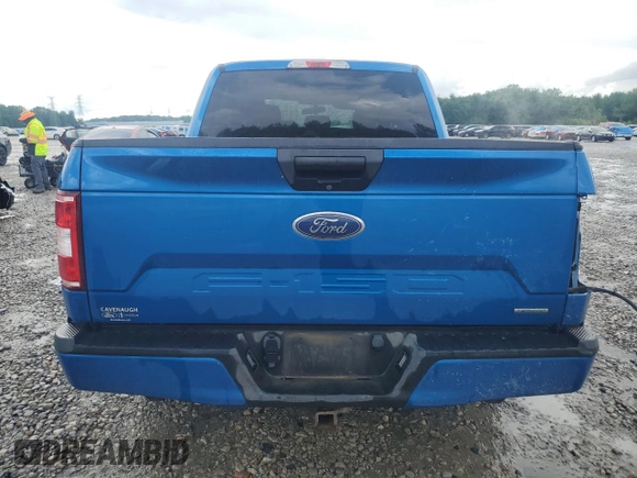 2020 Ford F-150 XL with VIN 1FTEW1CP4LKE86548, listed as a Copart auction lot 56397355 with 99,229 mi miles and Salvage title. Bid and sale history available at DreamBid. Image 6.