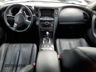 2017 Infiniti QX70 with VIN JN8CS1MW0HM411015, listed as a Copart auction lot 44016155 with Not Provided miles and Salvage Title. Bid and sale history available at carsss.com. Image 8.