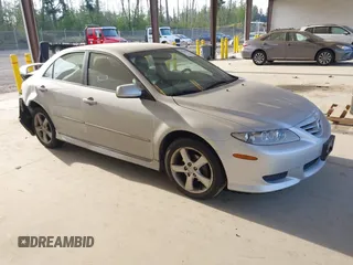 2005 Mazda 6 Sport with VIN 1YVHP80C355M34733, listed as a IAAI auction lot 42118345 with 99,999 mi miles and . Bid and sale history available at DreamBid. Image 1.