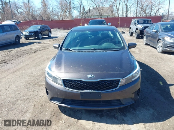 2017 Kia Forte LX with VIN 3KPFL4A78HE145715, listed as a IAAI auction lot 41803593 with 50,609 mi miles. Bid and sale history available at carsss.com. Image 12.