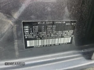 2018 Subaru Impreza Premium with VIN 4S3GTAD64J3715454, listed as a Copart auction lot 64798345 with 63,467 mi miles and Salvage title. Bid and sale history available at DreamBid. Image 12.