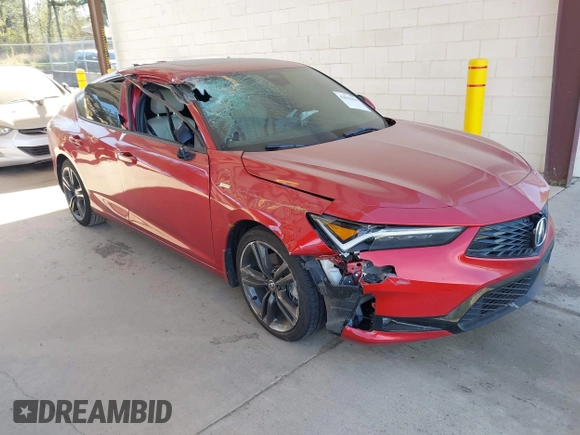 2023 Acura Integra w/A-Spec Package with VIN 19UDE4H3XPA017449, listed as a IAAI auction lot 42042050 with 37,062 mi miles and . Bid and sale history available at DreamBid. Image 1.