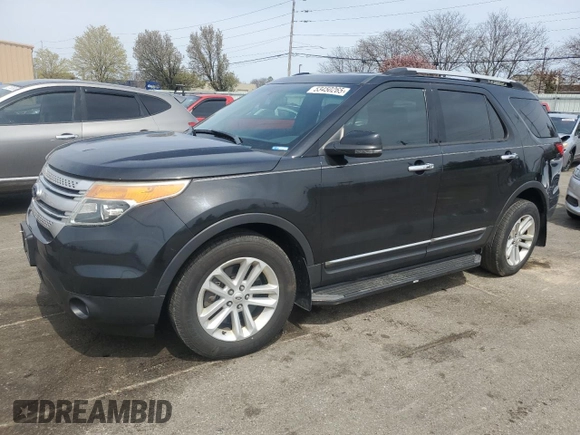 2013 Ford Explorer XLT with VIN 1FM5K8D88DGC04777, listed as a Copart auction lot 53450265 with 95,537 mi miles and Salvage Title. Bid and sale history available at carsss.com. Image 1.