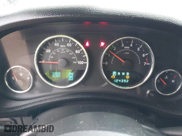 2012 Jeep Wrangler Unlimited Rubicon with VIN 1C4HJWFGXCL142804, listed as a IAAI auction lot 42183960 with 124,392 mi miles and . Bid and sale history available at DreamBid. Image 7.