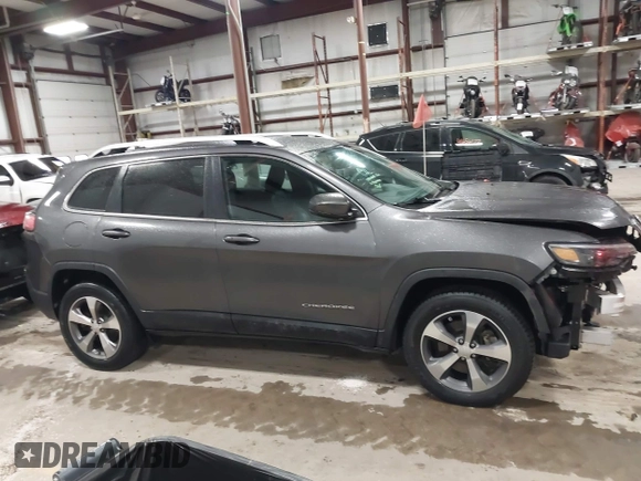 2019 Jeep Cherokee Limited with VIN 1C4PJMDX7KD282692, listed as a IAAI auction lot 41660914 with 64,955 mi miles and . Bid and sale history available at carsss.com. Image 14.