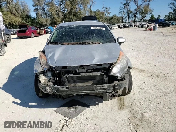 2016 Kia Rio LX with VIN KNADM5A36G6638950, listed as a Copart auction lot 48258865 with 96,382 mi miles and Salvage Title. Bid and sale history available at carsss.com. Image 10.