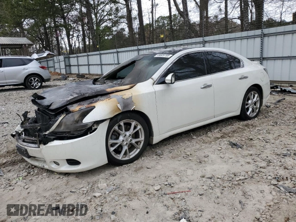 2013 Nissan Maxima 3.5 SV w/Sport Pkg with VIN 1N4AA5AP4DC843462, listed as a Copart auction lot 49609785 with 0 mi miles and Non Repairable. Bid and sale history available at carsss.com. Image 1.