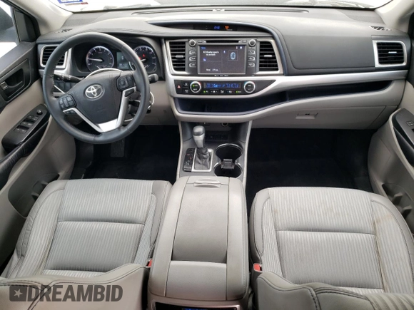 2016 Toyota Highlander LE Plus with VIN 5TDZKRFH1GS154193, listed as a Copart auction lot 55046165 with 102,314 mi miles and Salvage title. Bid and sale history available at DreamBid. Image 8.