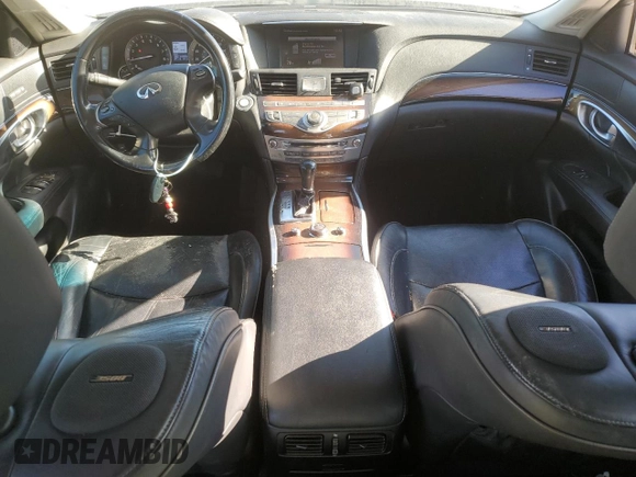 2012 Infiniti M37 with VIN JN1BY1AR3CM393352, listed as a Copart auction lot 76576554 with 228,800 mi miles and Salvage Title. Bid and sale history available at carsss.com. Image 8.