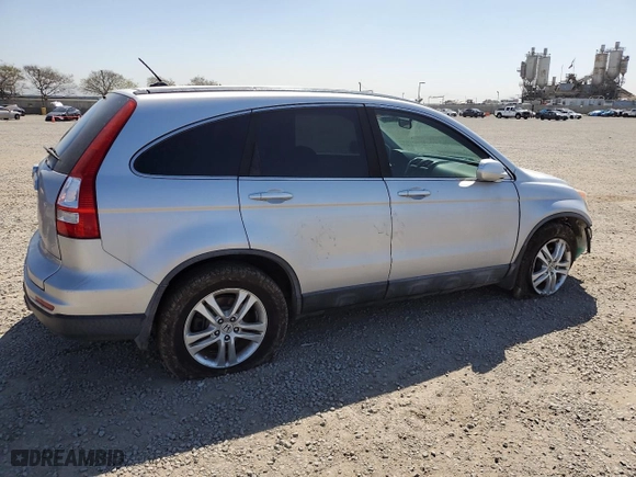 2011 Honda CR-V EX-L with VIN 5J6RE3H70BL040957, listed as a Copart auction lot 52573995 with 126,428 mi miles and Salvage Title. Bid and sale history available at carsss.com. Image 3.
