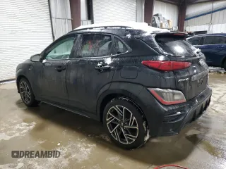 2022 Hyundai Kona N Line with VIN KM8K3CA32NU832526, listed as a Copart auction lot 87066404 with 20,062 mi miles and Salvage Title. Bid and sale history available at carsss.com. Image 2.
