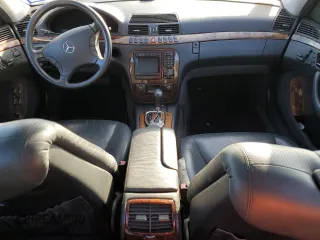 2002 Mercedes-Benz S-Class 5.0L with VIN WDBNG75J62A260782, listed as a Copart auction lot 46911845 with 226,052 mi miles and Salvage Title. Bid and sale history available at carsss.com. Image 8.