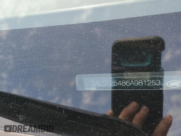 2006 Land Rover Range Rover Sport HSE with VIN SALSF25486A981253, listed as a Copart auction lot 62360415 with 164,369 mi miles and Salvage title. Bid and sale history available at DreamBid. Image 13.