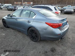 2017 Infiniti Q50 3.0t Premium with VIN JN1EV7ARXHM834121, listed as a Copart auction lot 83004444 with 90,569 mi miles and Salvage Title. Bid and sale history available at carsss.com. Image 2.