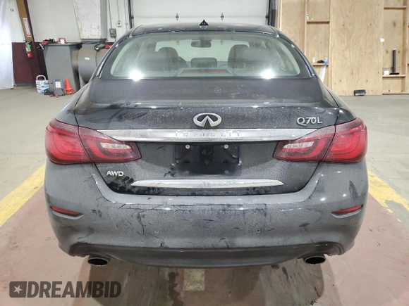 2019 Infiniti Q70 Luxe с VIN JN1BY1PR3KM725022, выставлен на аукционе Copart как лот 88789005 с пробегом 66 462 миль миль и Списание • Salvage title. История ставок и продаж доступна на DreamBid. Изображение 6.