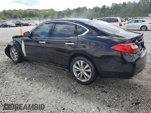 2013 Infiniti M37 with VIN JN1BY1AP0DM512717, listed as a Copart auction lot 69612474 with 125,102 mi miles and Salvage Title. Bid and sale history available at carsss.com. Image 2.