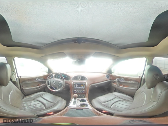 2014 Buick Enclave Premium with VIN 5GAKRCKD7EJ262083, listed as a Copart auction lot 43930545 with 125,113 mi miles and Salvage Title. Bid and sale history available at carsss.com. Image 14.