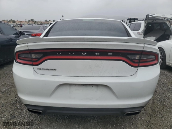 2017 Dodge Charger SE with VIN 2C3CDXBG9HH630230, listed as a Copart auction lot 44601825 with 124,975 mi miles and Salvage Title. Bid and sale history available at carsss.com. Image 6.