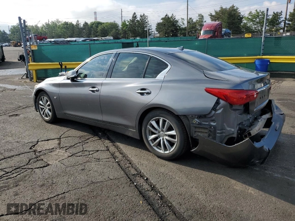 2014 Infiniti Q50 Premium with VIN JN1BV7AP3EM691249, listed as a Copart auction lot 59920285 with 168,208 mi miles and Salvage title. Bid and sale history available at DreamBid. Image 2.