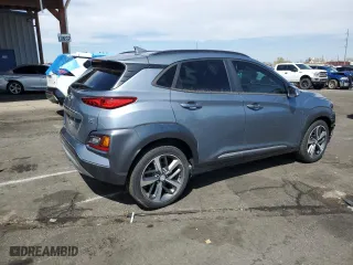 2020 Hyundai Kona Limited with VIN KM8K3CA56LU412119, listed as a Copart auction lot 52024435 with 55,128 mi miles and Salvage Title. Bid and sale history available at carsss.com. Image 3.
