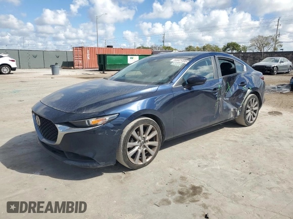 2019 Mazda 3 w/Select Pkg with VIN 3MZBPAAL3KM113621, listed as a Copart auction lot 44441495 with 152,159 mi miles and Non Repairable. Bid and sale history available at carsss.com. Image 1.