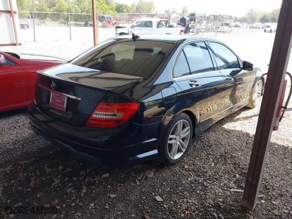 2012 Mercedes-Benz C-Class C 250 Sport with VIN WDDGF4HB4CR221410, listed as a IAAI auction lot 42030206 with 184,007 mi miles. Bid and sale history available at carsss.com. Image 4.