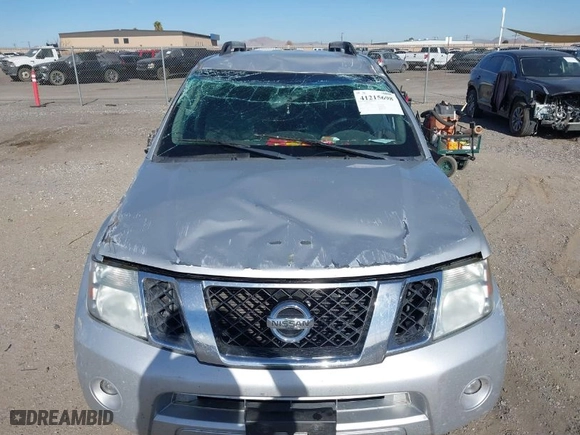 2012 Nissan Pathfinder SV with VIN 5N1AR1NB1CC615438, listed as a IAAI auction lot 41215698 with 1 mi miles. Bid and sale history available at carsss.com. Image 6.