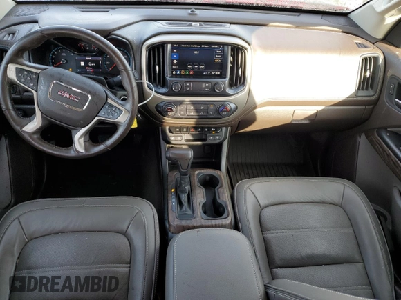 2021 GMC Canyon 2WD Denali with VIN 1GTG5EEN7M1254810, listed as a Copart auction lot 84808244 with 32,726 mi miles and Salvage Title. Bid and sale history available at carsss.com. Image 8.