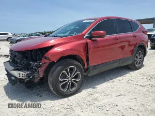 2022 Honda CR-V EX z VIN 7FARW2H52NE043737, wystawiony jako Copart lot #58800485 z przebiegiem 37 434 mil mil oraz Szkoda całkowita • Salvage title. Historia ofert i sprzedaży dostępna na DreamBid. Obrazek 1.
