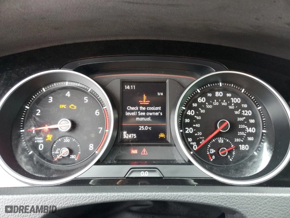 2020 Volkswagen Golf GTI S with VIN 3VW5T7AU7LM013916, listed as a Copart auction lot 41491763 with 32,475 mi miles. Bid and sale history available at carsss.com. Image 9.