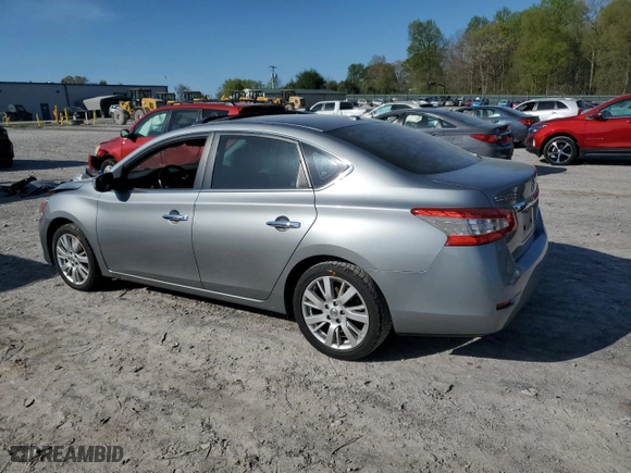2013 Nissan Sentra SL with VIN 3N1AB7AP2DL614420, listed as a Copart auction lot 52449745 with 101,570 mi miles and Salvage Title. Bid and sale history available at carsss.com. Image 2.