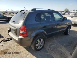 2007 Hyundai Tucson GLS with VIN KM8JM12B47U586150, listed as a Copart auction lot 75758794 with 203,714 mi miles and Clean Title. Bid and sale history available at carsss.com. Image 3.