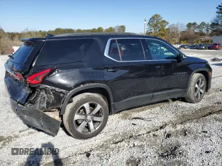 2022 Chevrolet Traverse LT Leather with VIN 1GNERHKW0NJ106386, listed as a Copart auction lot 42732475 with 75,653 mi miles and Salvage Title. Bid and sale history available at carsss.com. Image 3.