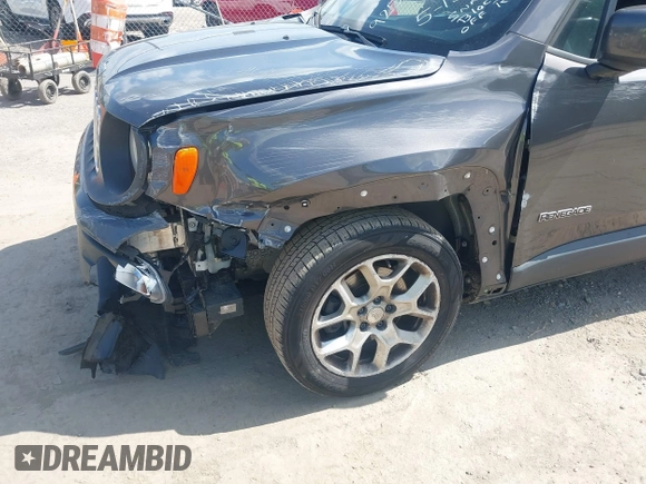 2018 Jeep Renegade Latitude with VIN ZACCJABB9JPH38292, listed as a IAAI auction lot 42299844 with 130,720 mi miles and . Bid and sale history available at DreamBid. Image 6.