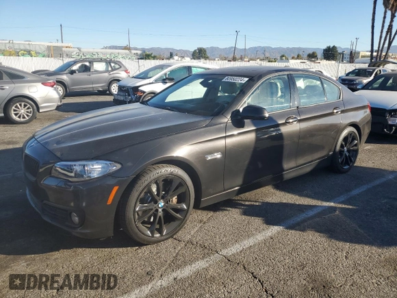 2014 BMW 5 Series 535i xDrive with VIN WBA5B3C55ED293030, listed as a Copart auction lot 80950224 with 163,016 mi miles and Salvage Title. Bid and sale history available at carsss.com. Image 1.
